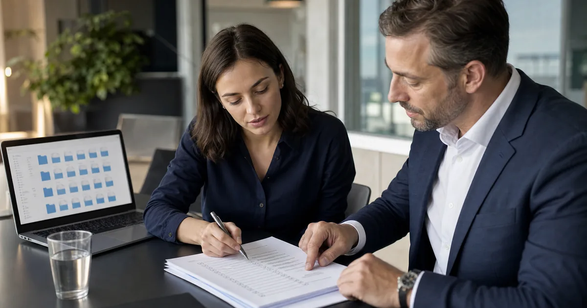 Illustration éditoriale : Checklist due diligence financière pour levée de fonds