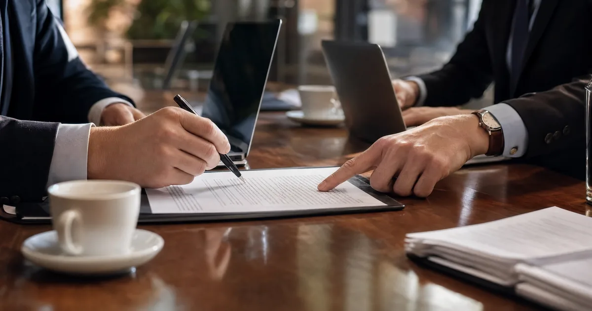 Illustration éditoriale : Négocier sa term sheet — clauses clés à défendre face aux investisseurs