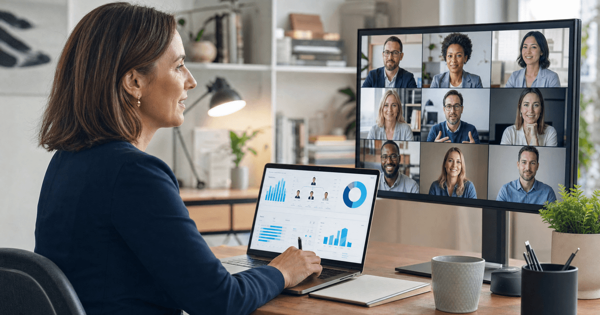 Iter Advisors outsourced HR Director — HR manager on video call managing people operations